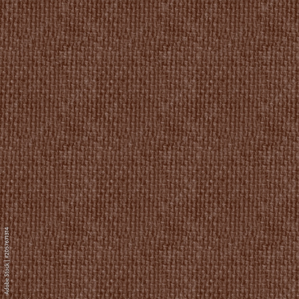 Fototapeta premium Brown burlap fabric background with empty square frame and rustic textile texture