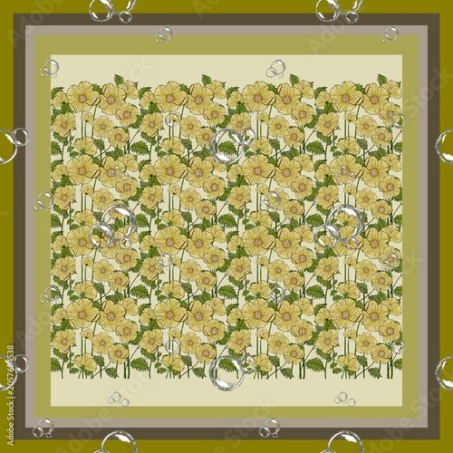Cream and Yellow Botanical Floral