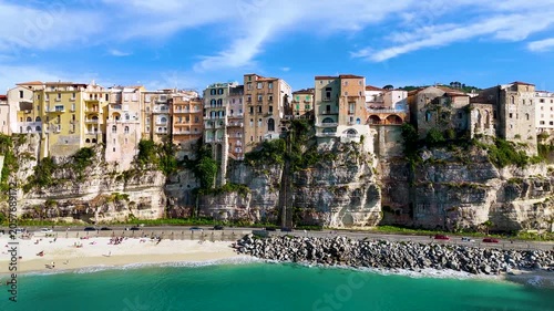The city of Tropea in the Province of Vibo Valentia, Calabria, Italy.