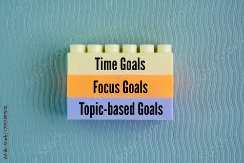 What are three main goals? Time goals, Focus goals, Topic-based goals word. They act as complementary frameworks to help you build better routines and avoid burnout.