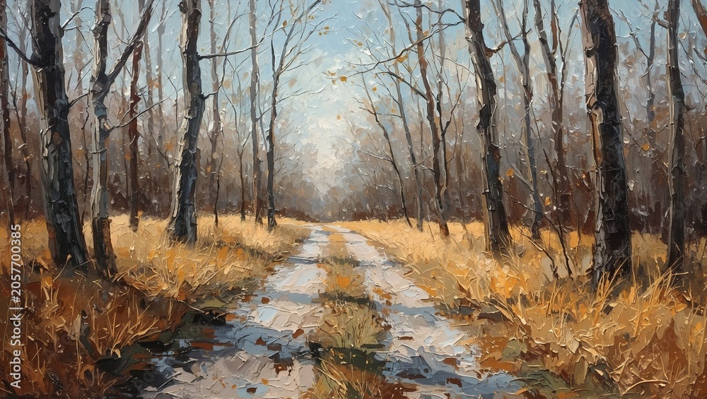 Fototapeta premium autumn in the forest