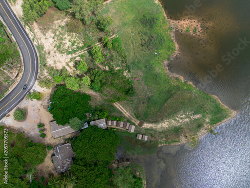 The reservoir in Mae Tha District, Lamphun Province, in northern Thailand, is becoming a popular tourist destination.