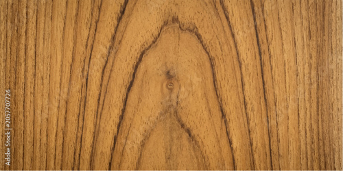 Cuadro en lienzo A close-up, detailed shot of rich, natural wood grain, showcasing the intricate patterns and warm, earthy tones of polished teak