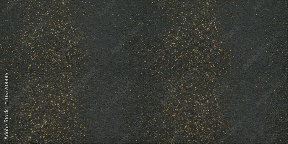 Fototapeta premium Golden glitter particles arranged in two vertical columns against a dark, textured background, creating a festive and luxurious abstract pattern.