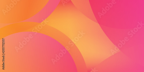 Foto Abstract yellow background with circular shapes and halftone composition eps 10