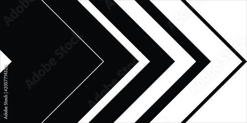 Canvas-taulu Black linear arrow background