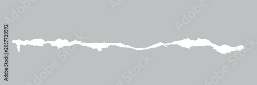 Foto Torn paper edge design element vector