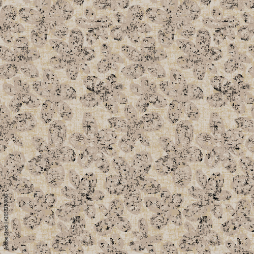 Gender neutral floral seamless vector background. Simple whimsical romantic 2 tone pattern. Kids, duvet cover, wallpaper, curtain and clothing, fashionable trendy print design scandi all over print.