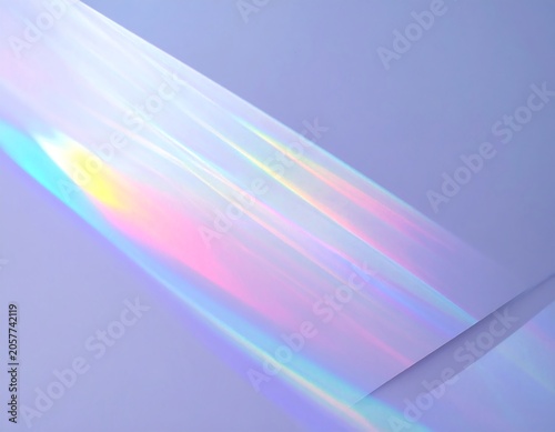 Abstract gradient light beam prism refraction spectrum.