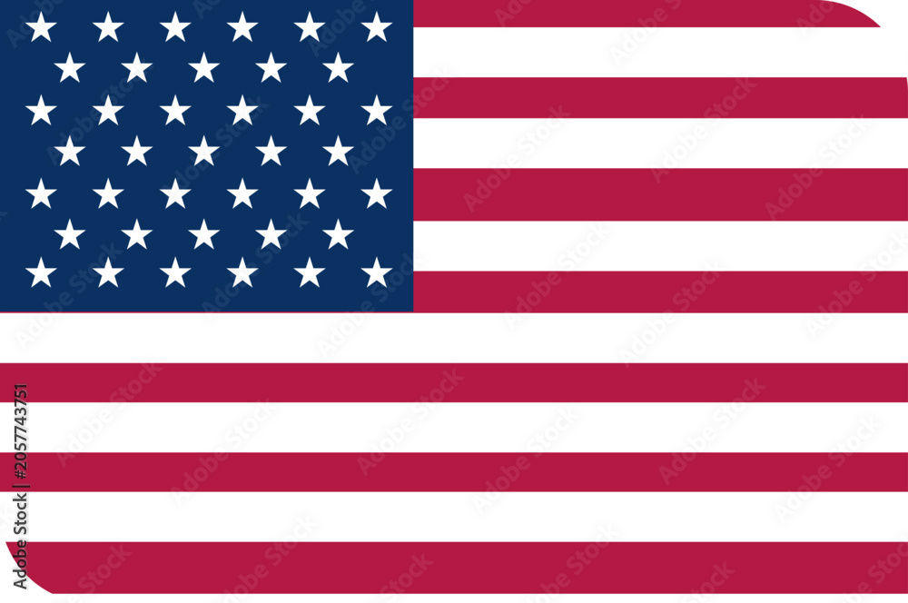 Obraz premium flag of usa