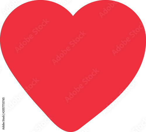 Red heart for Women's Day