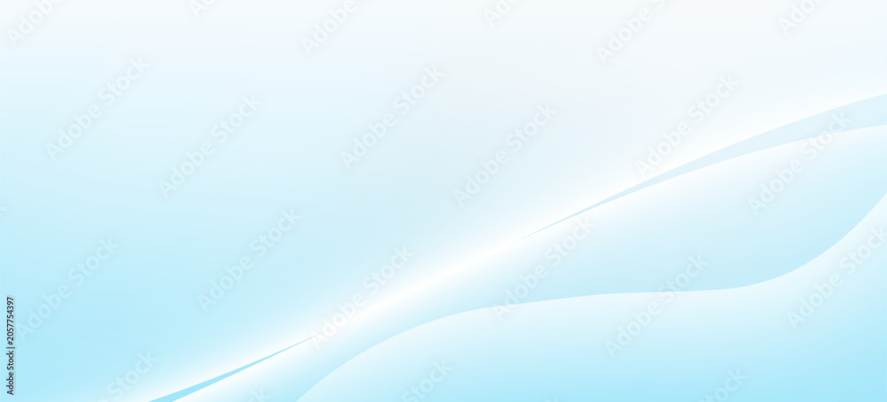Naklejka premium Abstract white wavy glowing lines on a blue background. Futuristic digital high-technology pattern. Health Care concept.