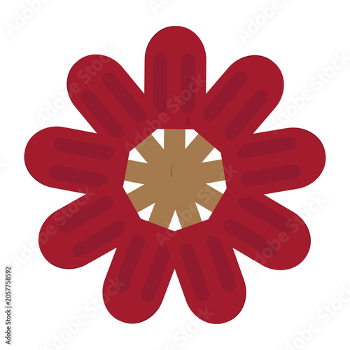 Red Flower Icon