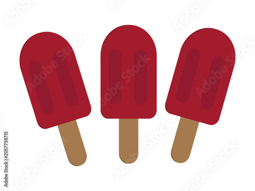Chocolate ice cream vector