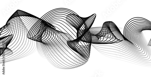 Canvastavla Abstract background design with diagonal curve line pattern