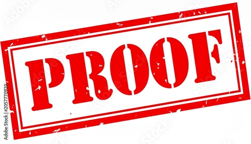 Proof Verification Authenticity Confirmation Official Stamp