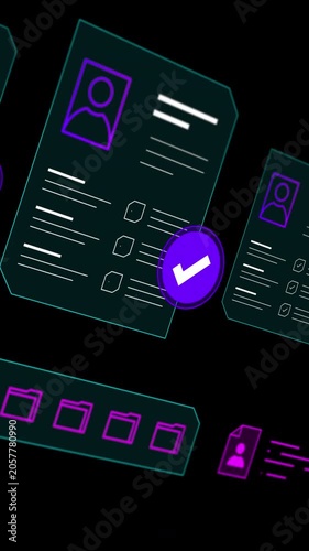 Portrait UI display tracking business milestones, vertical workforce agenda schedules, and team project timelines.