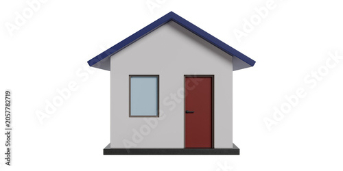 3D Home house object high-resolution High-quality rendering PNG
