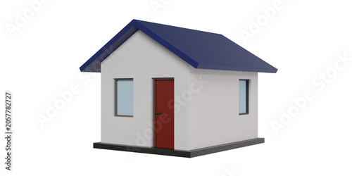 3D Home house object high-resolution High-quality rendering PNG
