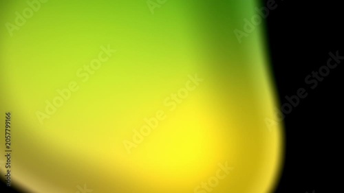 Green Lime Black Silk Gradient Motion Background, Smooth Flowing Liquid Silk Animation Seamless Loop, 4K