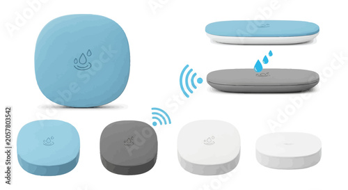 Smart Water Leak Detector Device - Wireless Sensor Technology