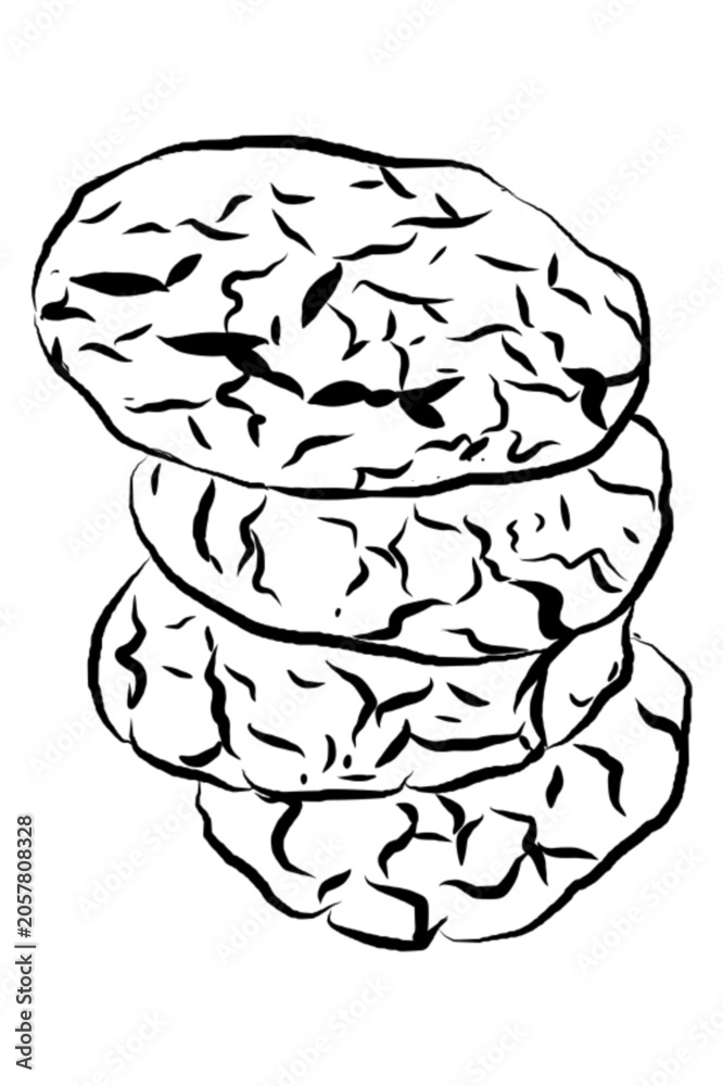 Fototapeta premium Stacked Cookies