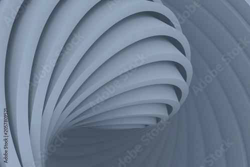 Modern 3D Curved Architectural Design