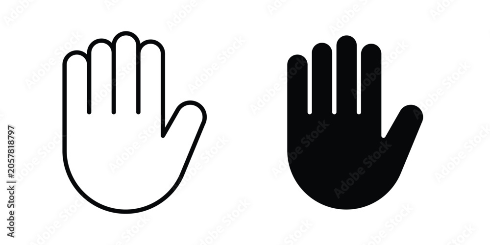 Obraz premium Hand icon