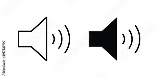 Obraz na plátně volume button icon