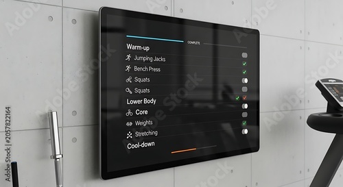 Modern office computer monitor displaying productivity software.