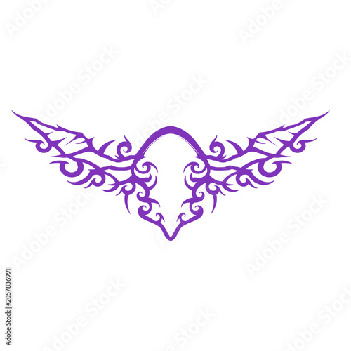 Tribal element ornamental tattoos illustration art