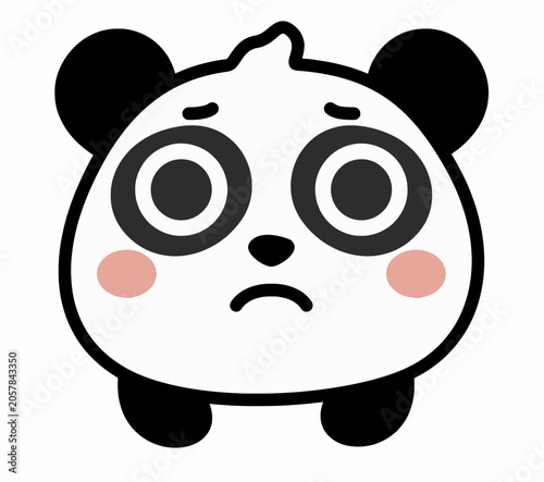 Cute Kawaii Panda Emoji Expression