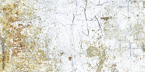Принти на полотні Old rusty metal texture background with rough grunge surface and vintage aged metal design