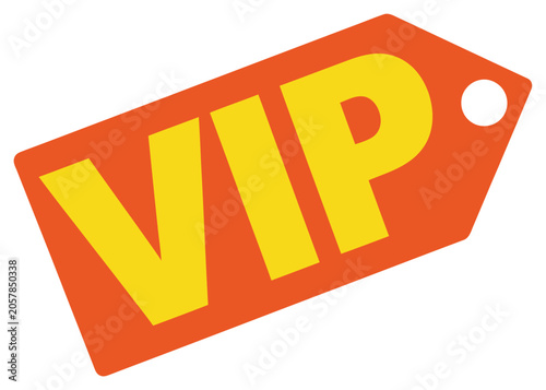 VIP Price Tag Vector Icon