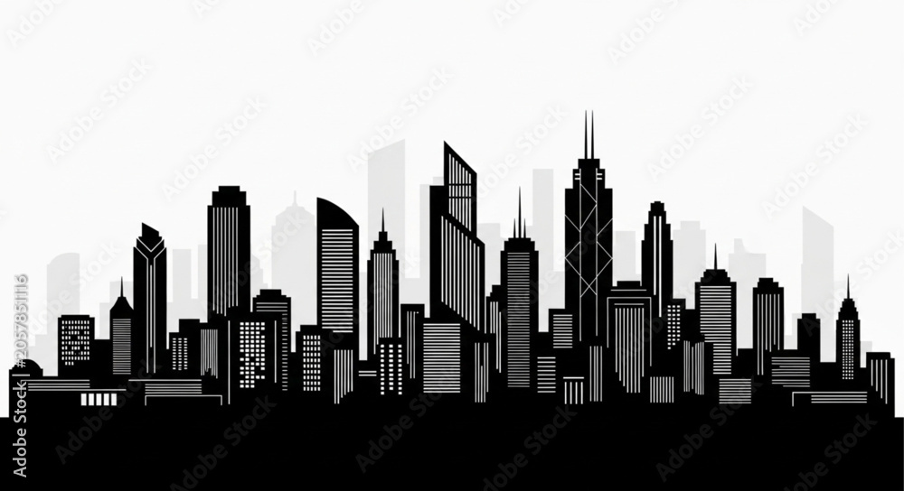 Obraz premium new york city skyline