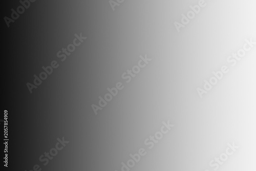 Abstract smooth gradient background with a soft transition from black to white isolated on transparent background
