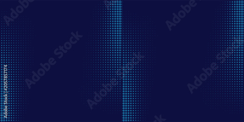 Εκτύπωση καμβά blue wavy halftone background. Dot pop art sport style vector.