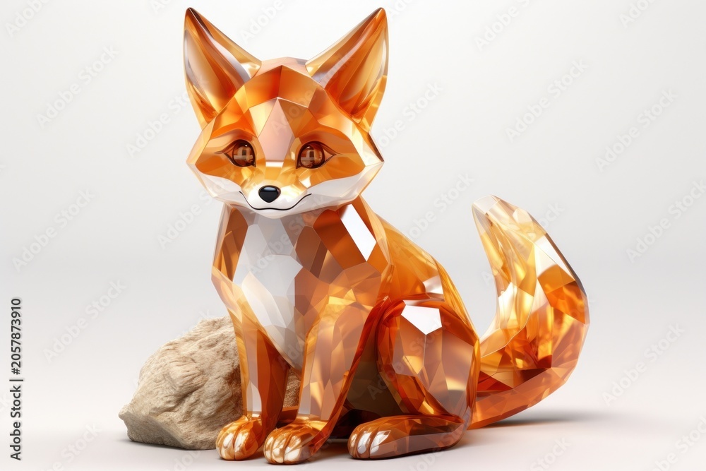 Fototapeta premium Fox animal mammal pet.