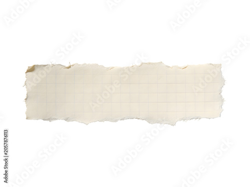 Creative Blank Notebook Page with Graffiti Style Torn Paper Edge and Overlapping Handwritten Text for Artistic Writing and Note-taking Concept