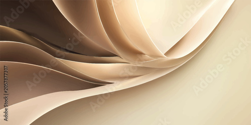Billede på lærred Abstract silk wave background with smooth fabric texture, blue light curves, fut