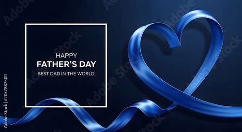 abstract background with heart and happy fathers day text card