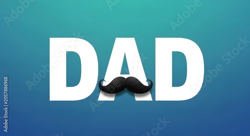 blue background with dad 
