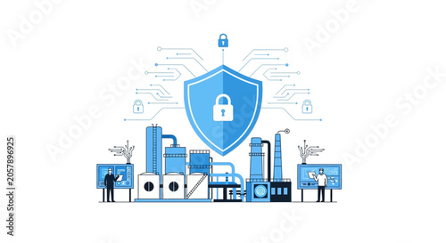 Industrial Cybersecurity: Factory Protection with Digital Shield and Network Security