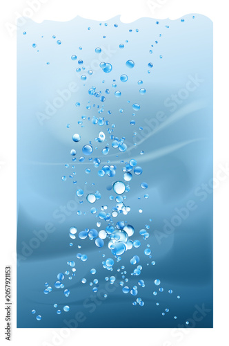 relaxing water bubbles