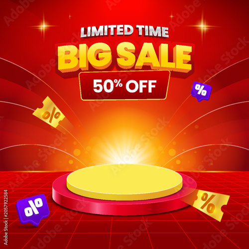 Big sale promotion event banner