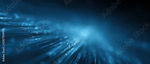 intelligent enterprise network visualized through futuristic blue operational intelligence systems