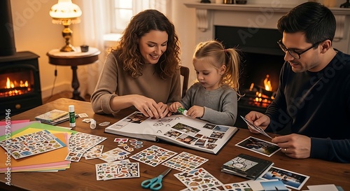 Two people enjoying a casual board game night together.