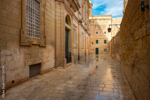 November 6,  2024 Valetta Malta. Mdina Gate, also known as the Main Gate or the Vilhena Gate, is the main gate into the fortified city of Mdina, Malta. It was built in the Baroque style in 1724 