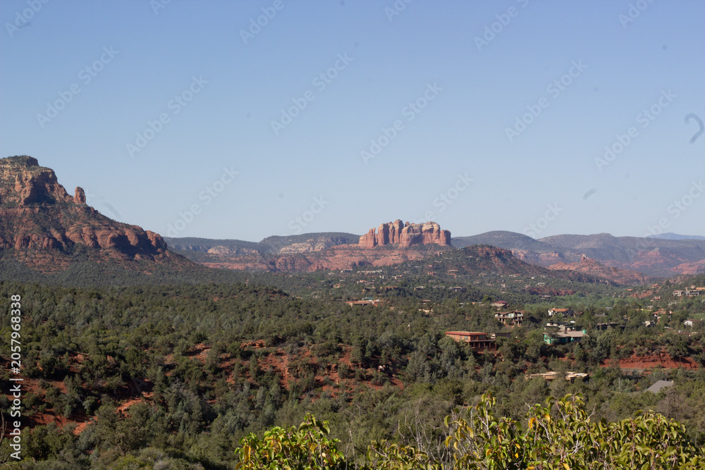 Obraz premium Stunning red rocks of Sedona at Golden Hour