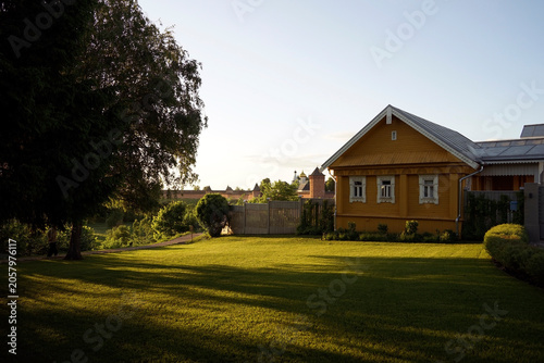 Suzdal, Vladimir Region, Russia. Suzdal is a protected city in the Vladimir Region of Russia, the administrative center of the Suzdalsky District.